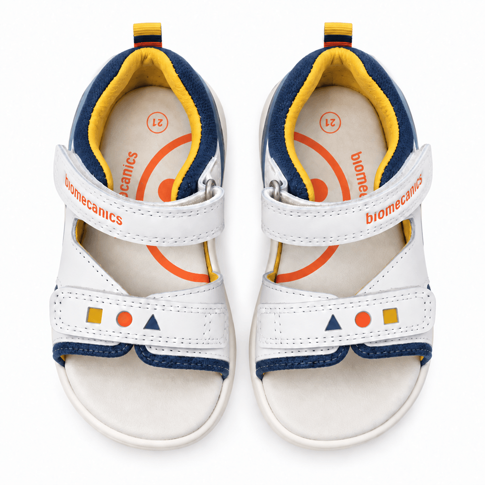Biomecanics Open Air White Sandal