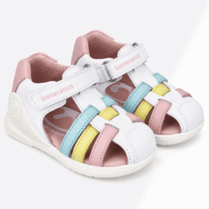 Biomecanics Beautiful Closed White Sandal