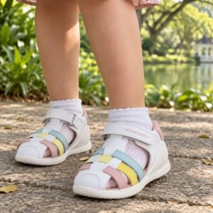 Biomecanics Beautiful Closed White Sandal