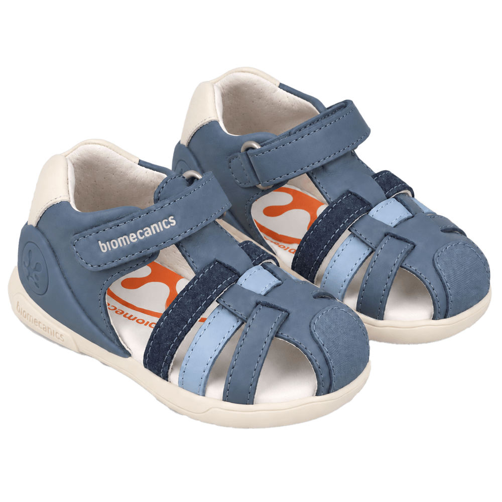 Biomecanics Closed Blue Sandal