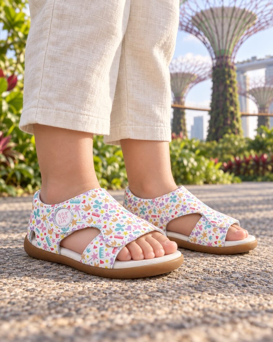 Garvalin Soft Barefoot Shoe with Pattern
