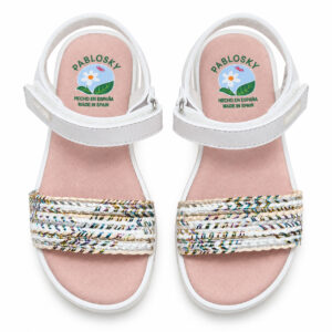 Pablosky Beautiful White Sandal