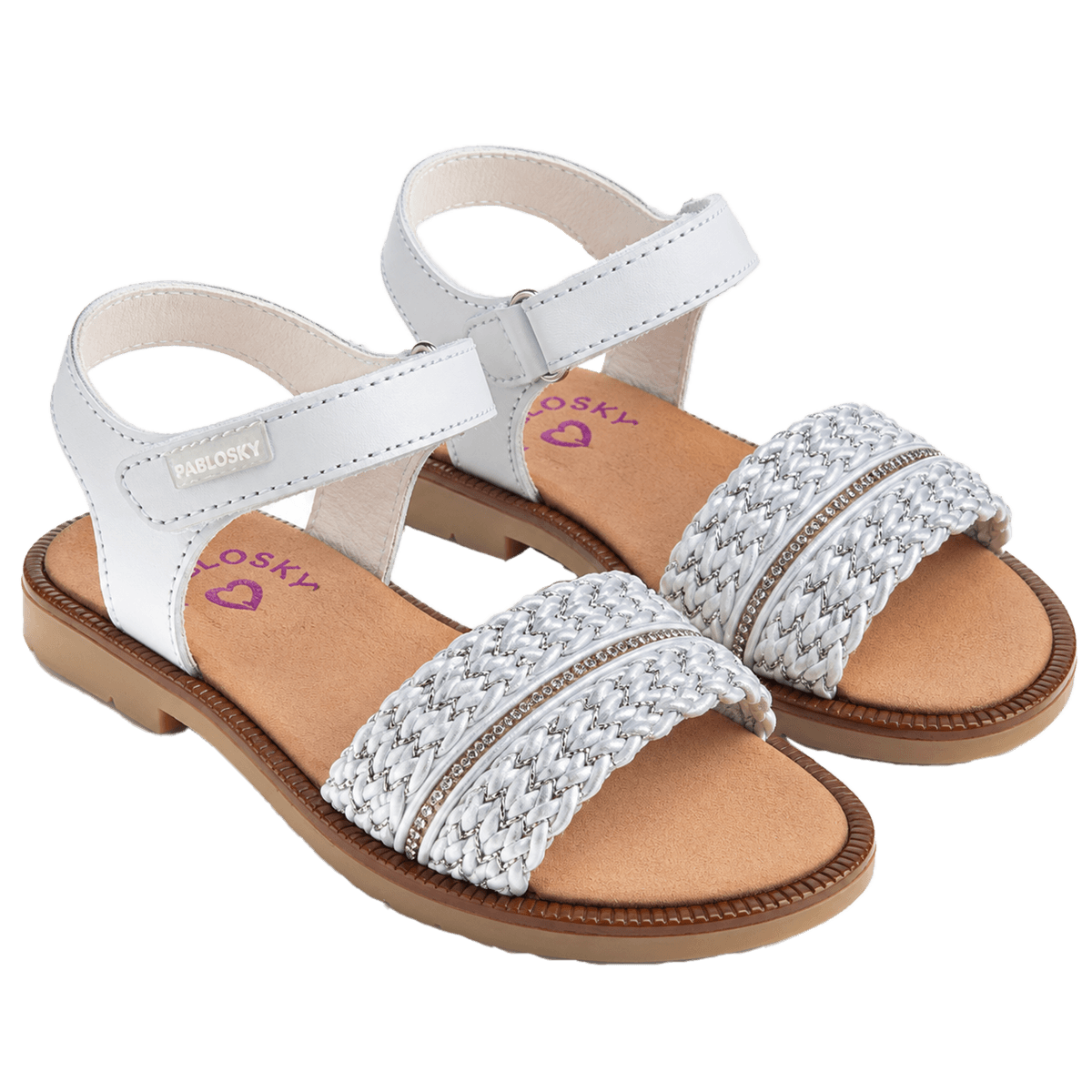 Pablosky Beautiful Sparkly Summer Sandal