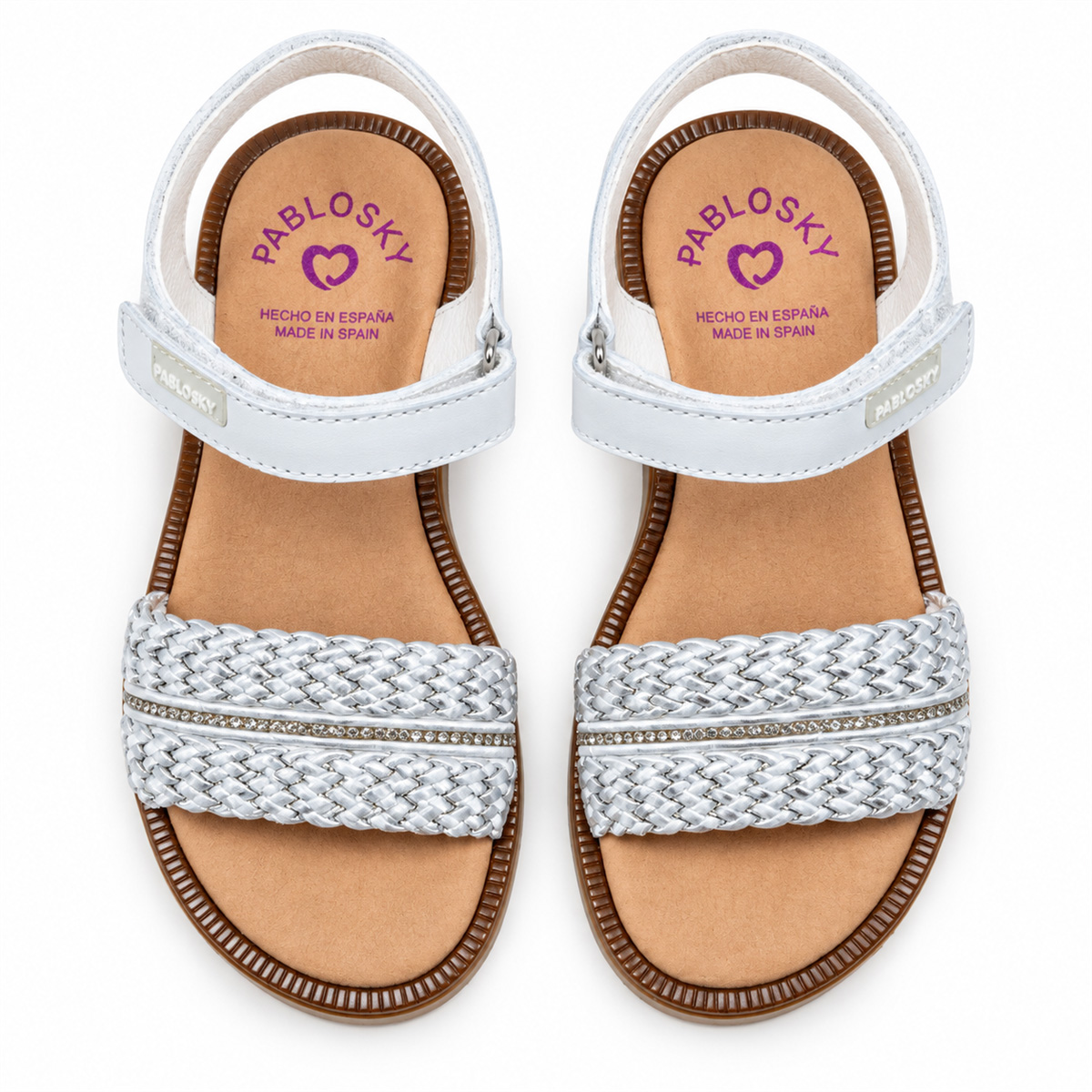 Pablosky Beautiful Sparkly Summer Sandal