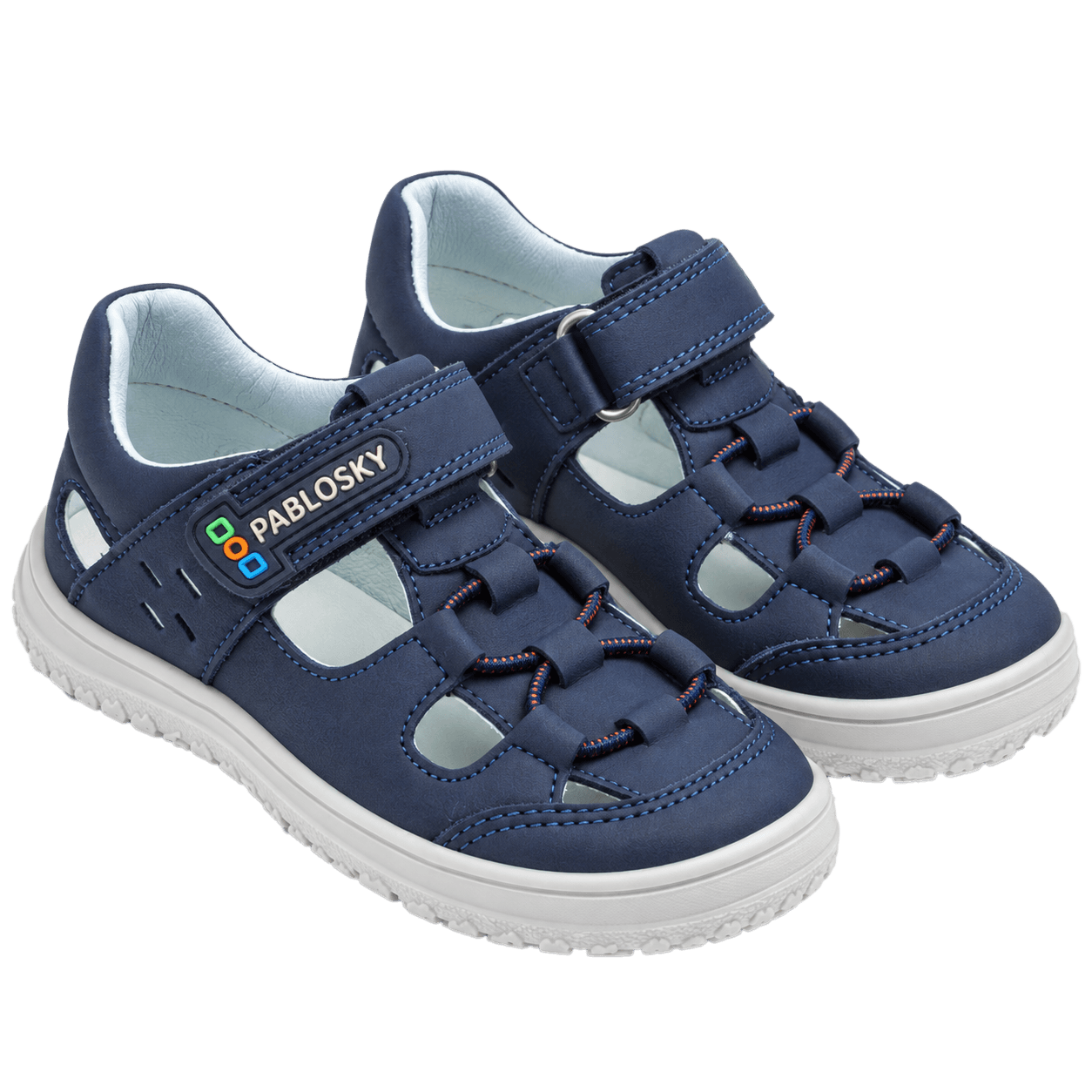 Pablosky Sonic Navy Barefoot Sandal