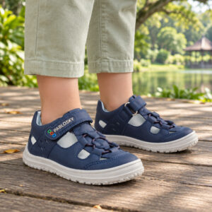 Pablosky Sonic Navy Barefoot Sandal