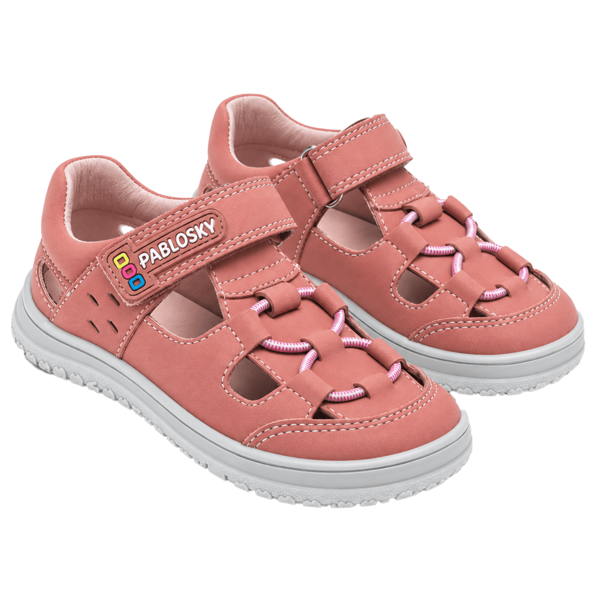 Pablosky Sonic Pink Barefoot Sandal