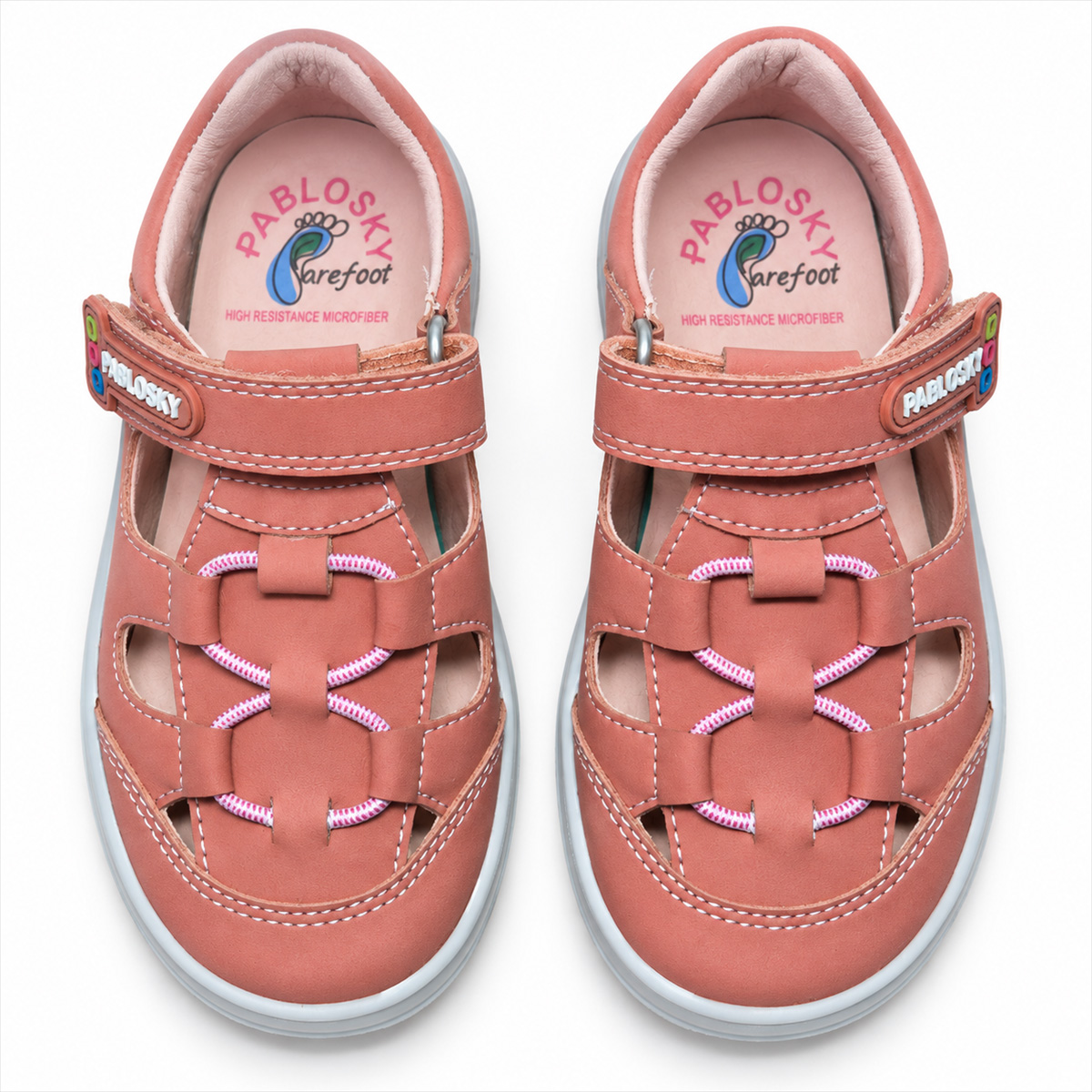 Pablosky Sonic Pink Barefoot Sandal