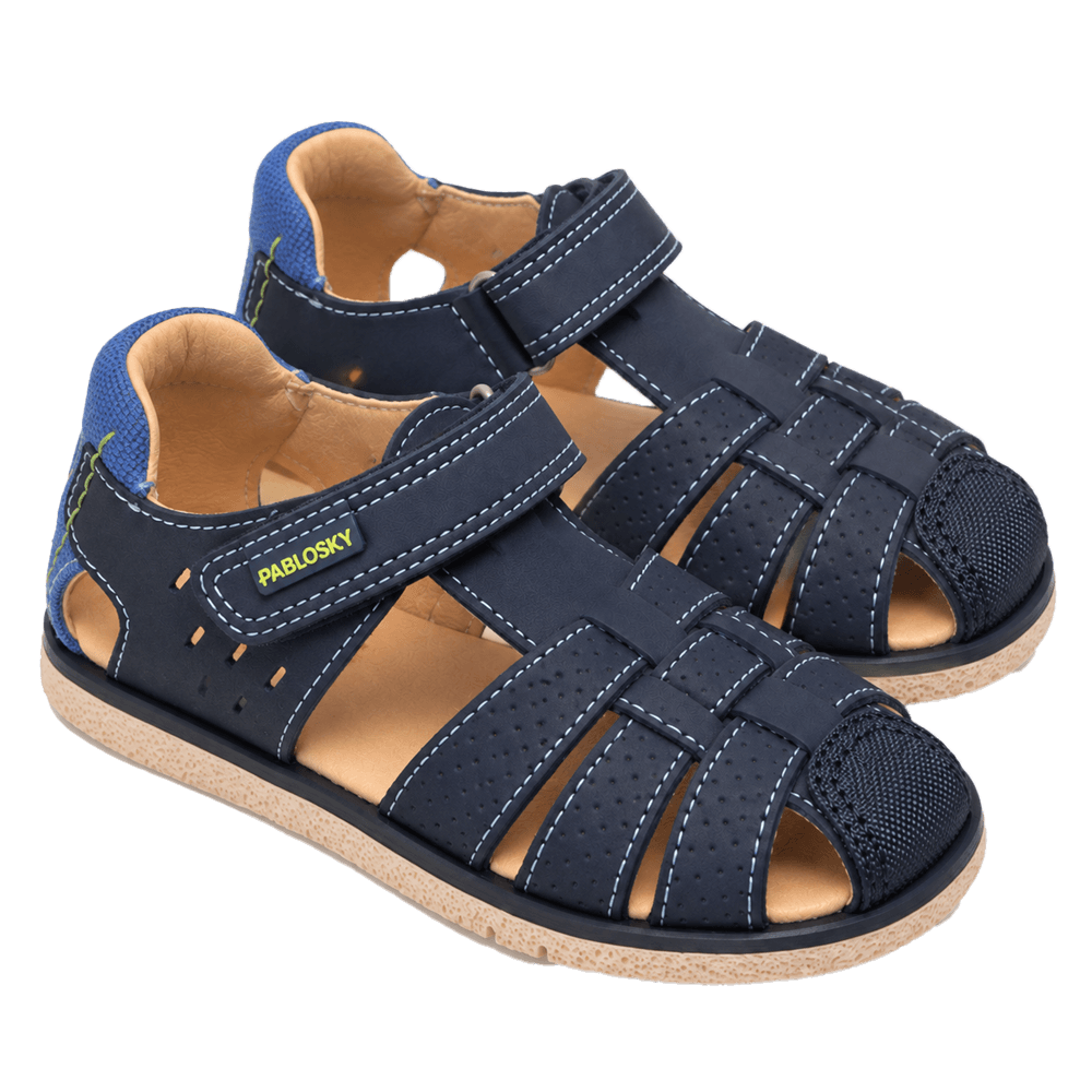 Pablosky Classic Navy Trail Fisherman Sandal