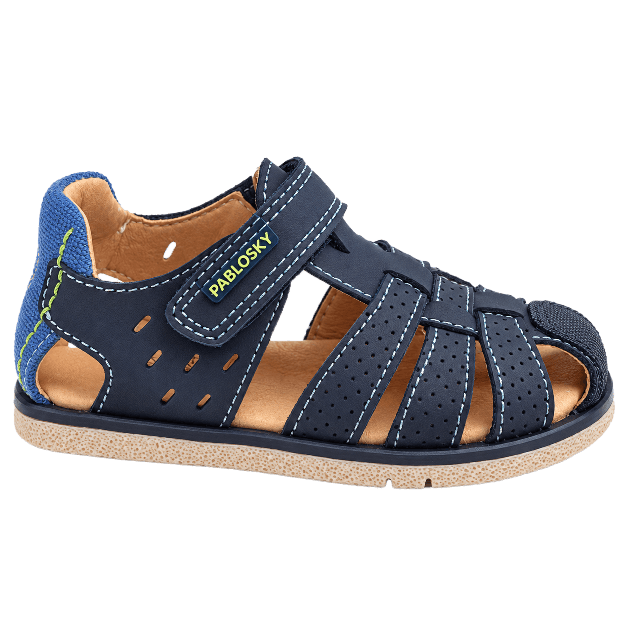 Pablosky Classic Navy Trail Fisherman Sandal