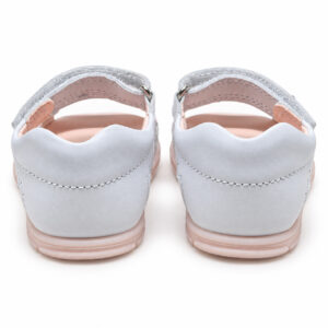 Pablosky Sunwalk White Leather Sandal