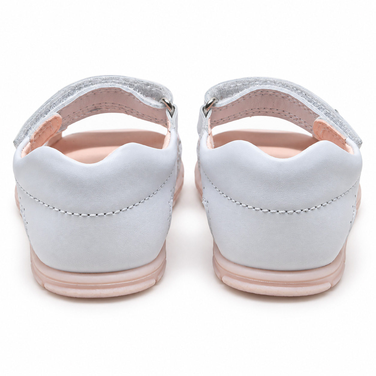 Pablosky Sunwalk White Leather Sandal