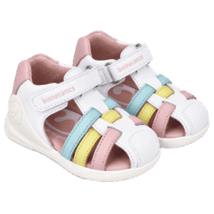 Biomecanics Beautiful Closed White Sandal